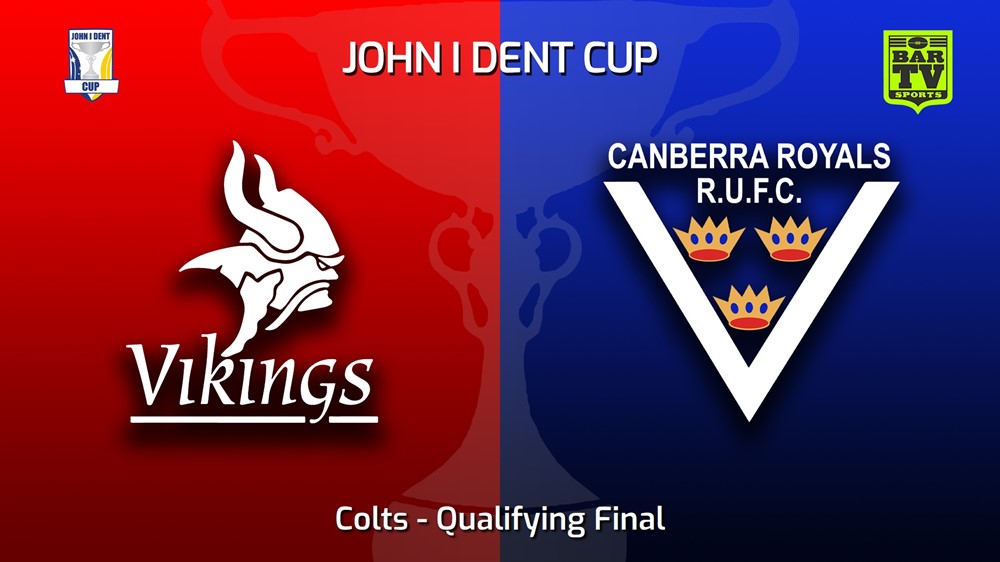 220827-John I Dent (ACT) Qualifying Final - Colts - Tuggeranong Vikings v Canberra Royals Slate Image