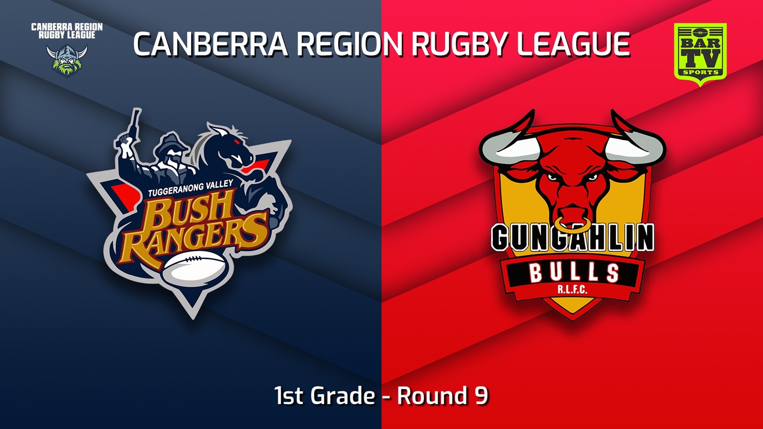 MINI GAME: Canberra Round 9 - 1st Grade - Tuggeranong Bushrangers v Gungahlin Bulls Slate Image