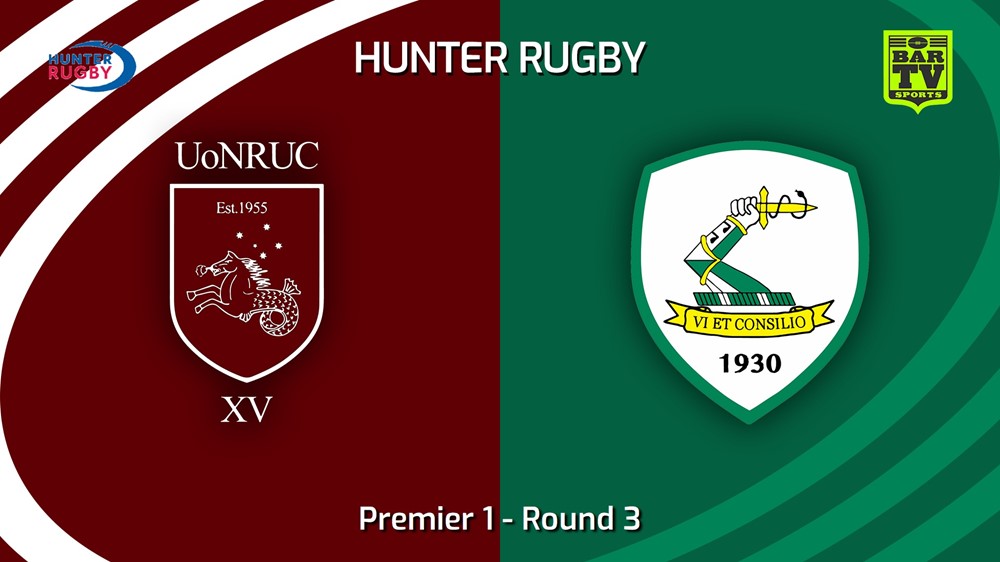 230430-Hunter Rugby Round 3 - Premier 1 - University Of Newcastle v Merewether Carlton Slate Image