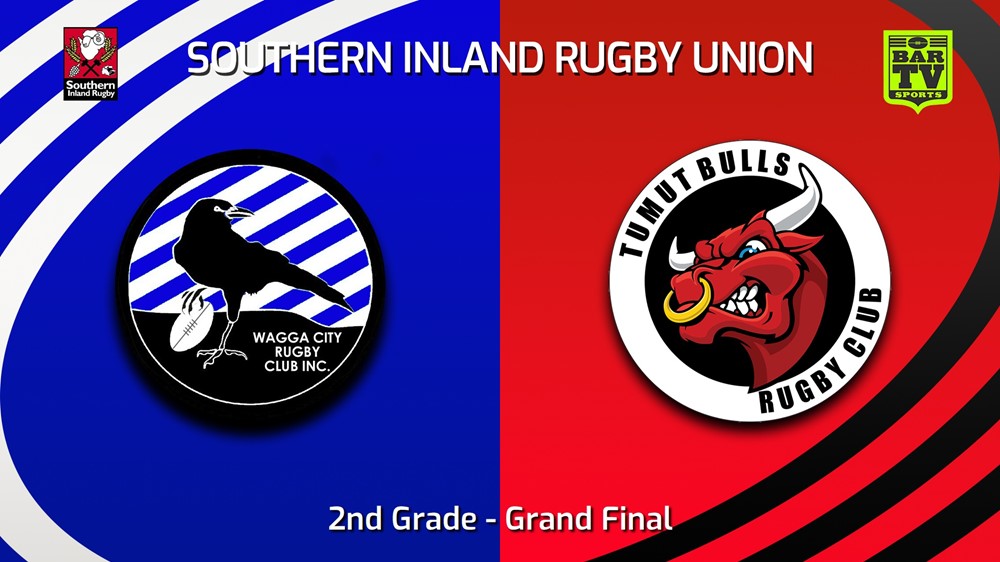230812-Southern Inland Rugby Union Grand Final - 2nd Grade - Wagga City v Tumut Bulls Slate Image