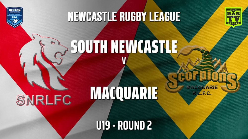 Newcastle Rugby League Round 2 - U19 - South Newcastle v Macquarie Scorpions (1) Slate Image