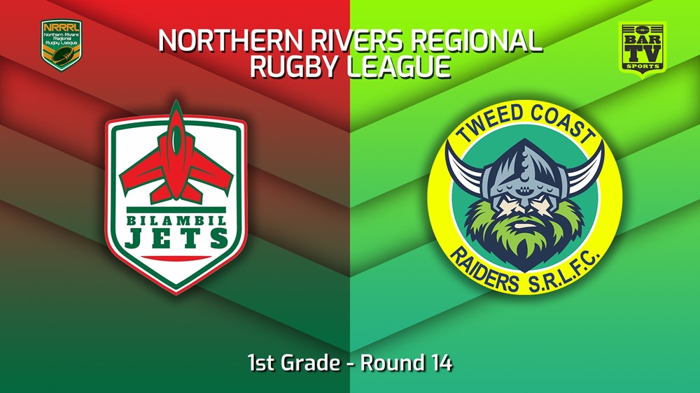 230730-Northern Rivers Round 14 - 1st Grade - Bilambil Jets v Tweed Coast Raiders Minigame Slate Image