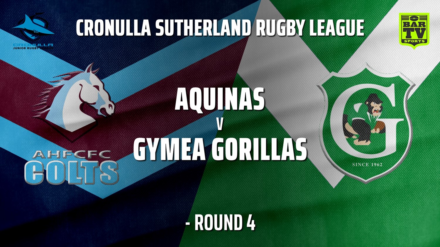 210523-Cronulla JRL Under 17s Silver Round 4 - Aquinas Colts v Gymea Gorillas Minigame Slate Image