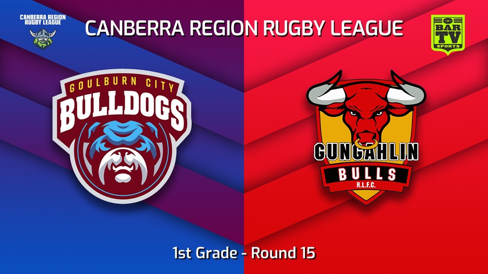 230805-Canberra Round 15 - 1st Grade - Goulburn City Bulldogs v Gungahlin Bulls Minigame Slate Image