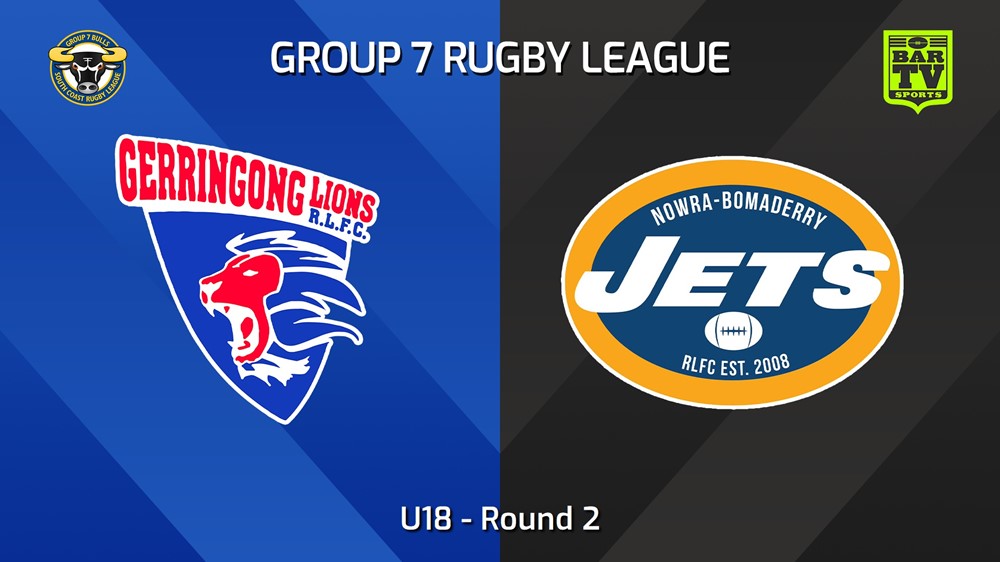 240413-South Coast Round 2 - U18 - Gerringong Lions v Nowra-Bomaderry Jets Slate Image