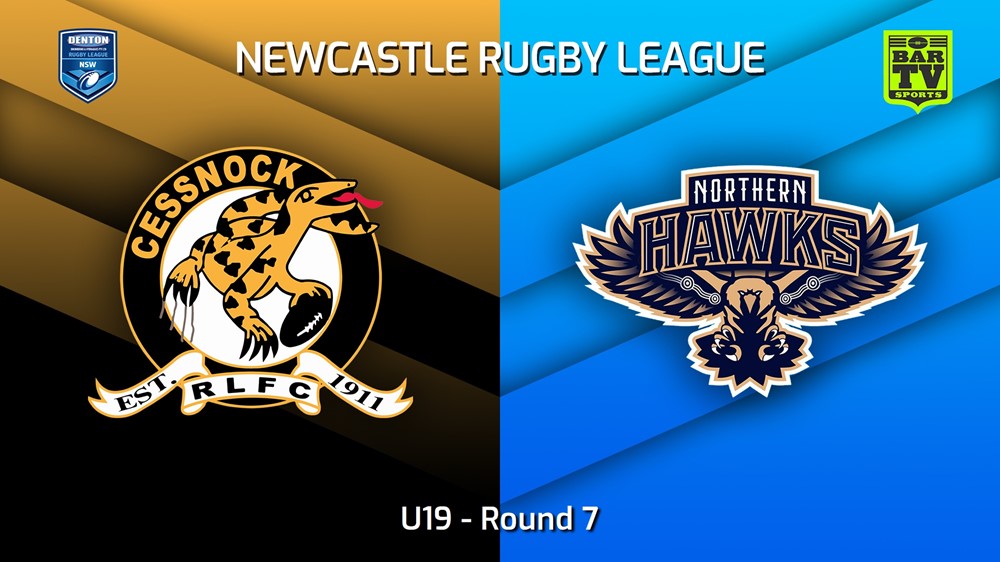 230514-Newcastle RL Round 7 - U19 - Cessnock Goannas v Northern Hawks Slate Image