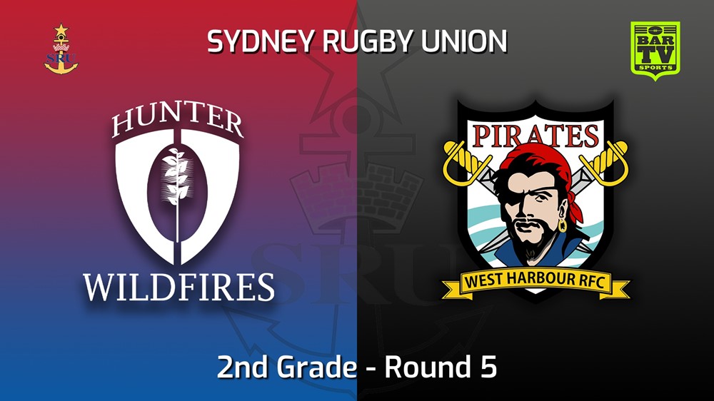 220430-Sydney Rugby Union Round 5 - 2nd Grade - Hunter Wildfires v West Harbour Minigame Slate Image
