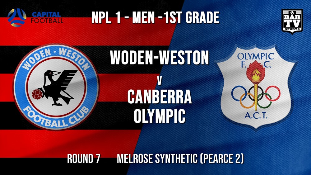 NPL - CAPITAL Round 7 - Woden-Weston FC v Canberra Olympic FC Slate Image