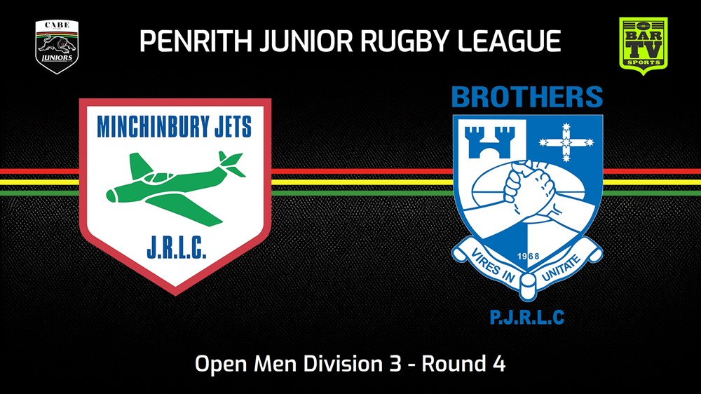 240505-video-Penrith & District Junior Rugby League Round 4 - Open Men Division 3 - Minchinbury v Brothers Slate Image