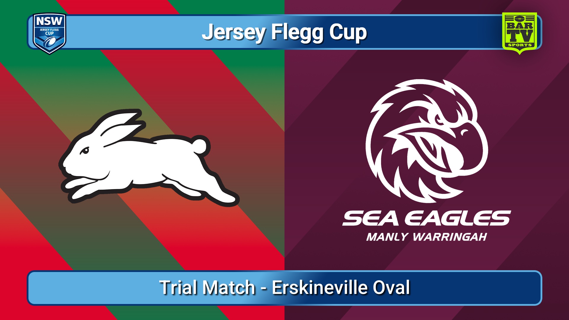 251214-video-Jersey Flegg Cup Trial Match - South Sydney Rabbitohs v Manly Warringah Sea Eagles Minigame Slate Image