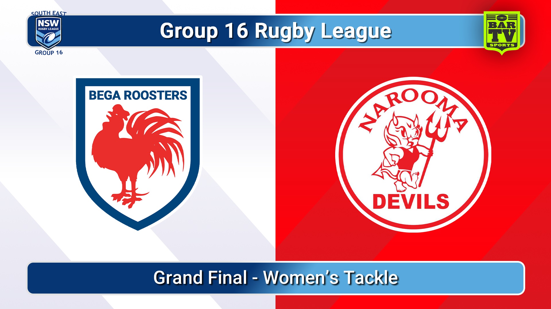 260906-video-Group 16 Rugby League  Grand Final - Women’s Tackle - Bega Roosters v Narooma Devils Slate Image