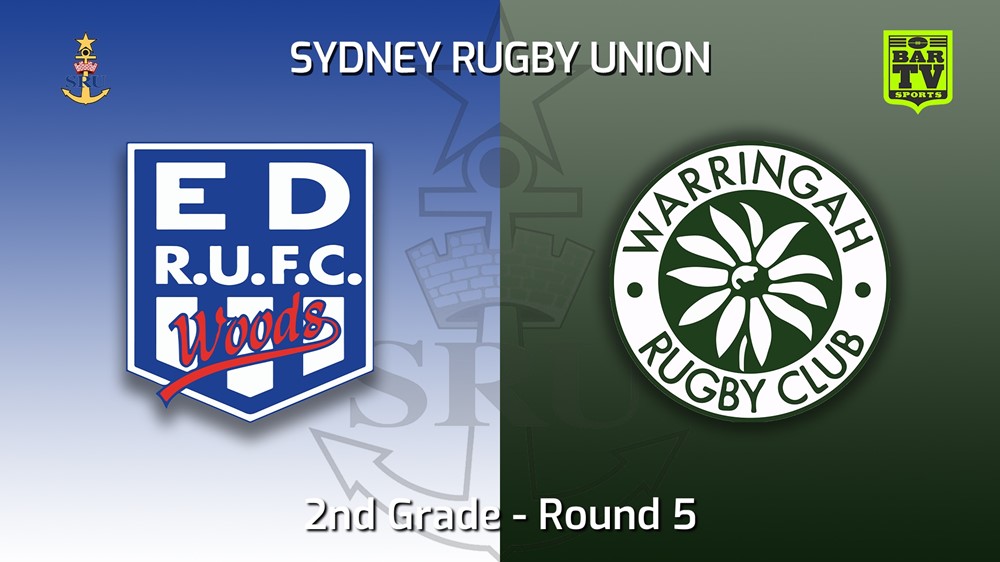 220430-Sydney Rugby Union Round 5 - 2nd Grade - Eastwood v Warringah Slate Image