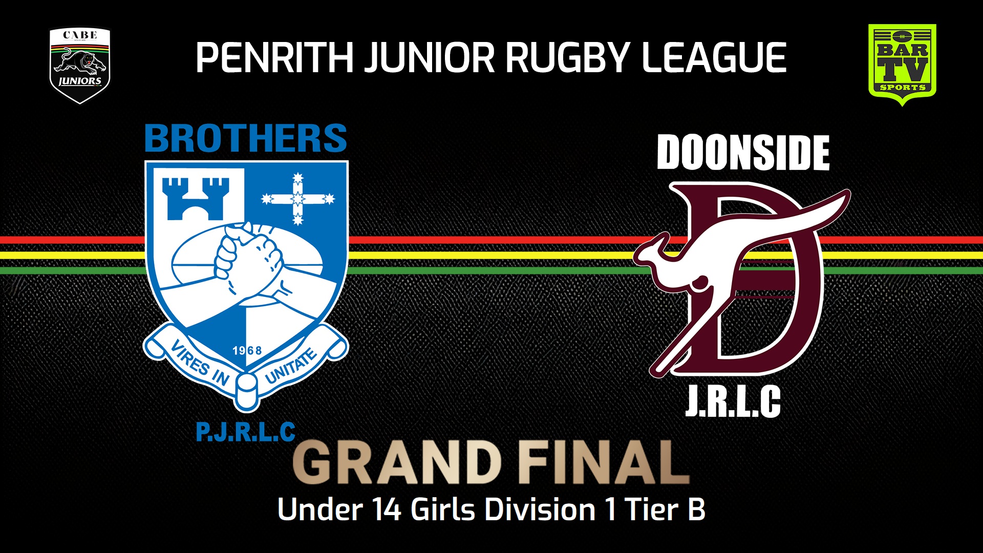 VIDEO Penrith & District Junior Rugby League Grand Final Under 14 Girls Division 1B