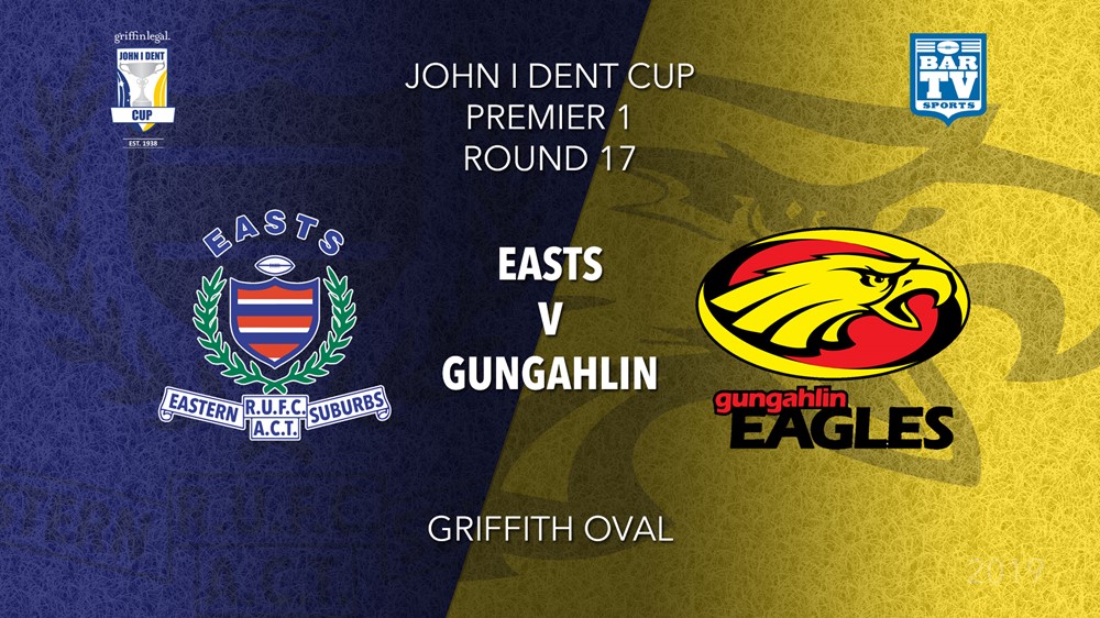 John I Dent Round 17 - Premier 1 - Eastern Suburbs v Gungahlin Eagles Slate Image