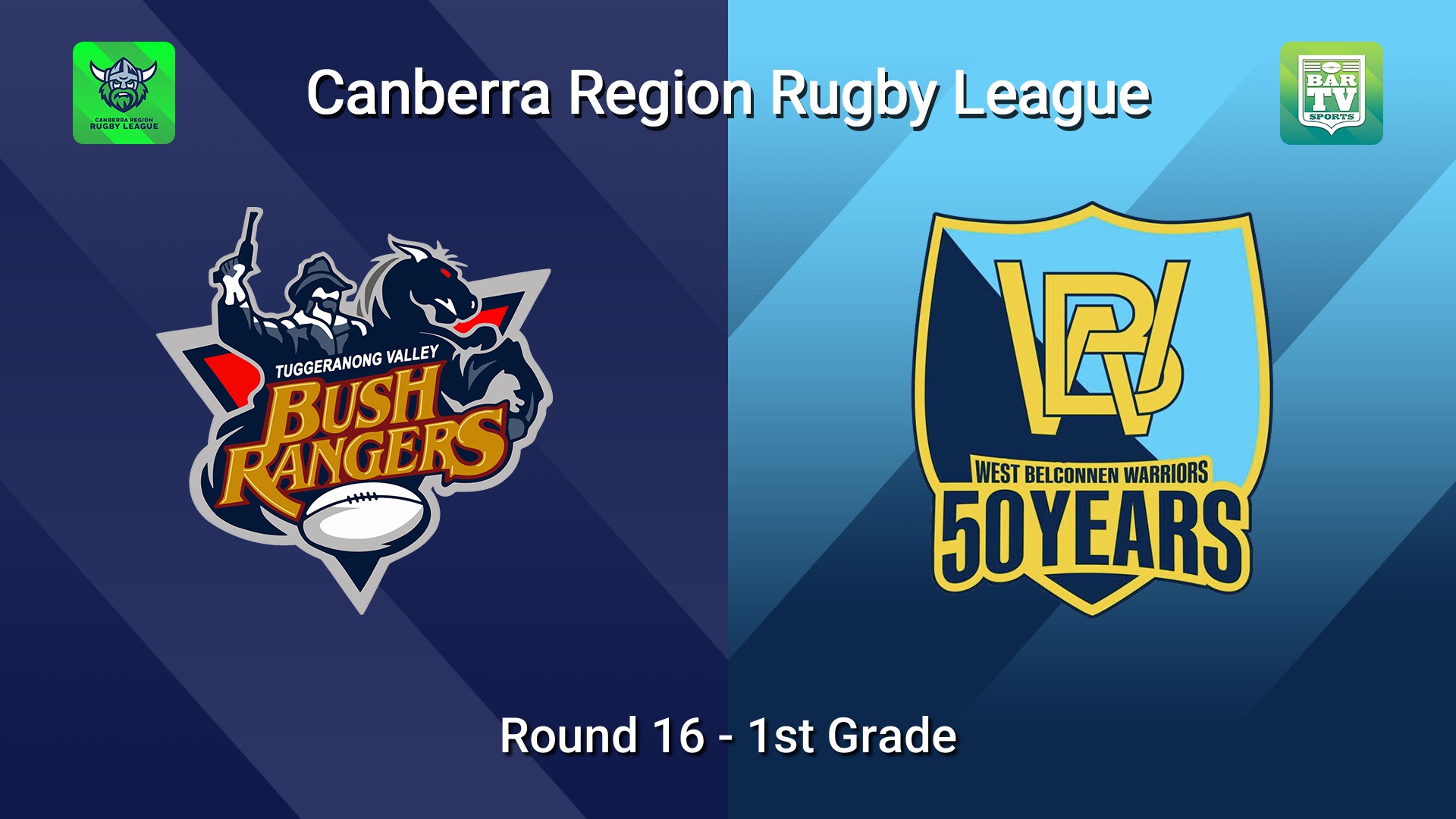260808-video-Canberra Round 16 - 1st Grade - Tuggeranong Bushrangers v West Belconnen Warriors Slate Image