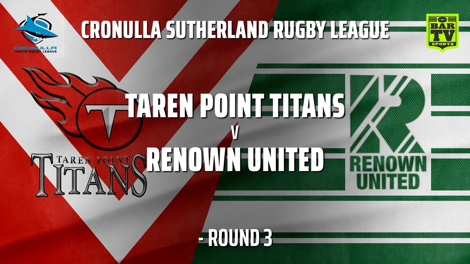 210516-Cronulla JRL- Southern Under 16s Silver - Round 3 - Taren Point Titans v Renown United Minigame Slate Image