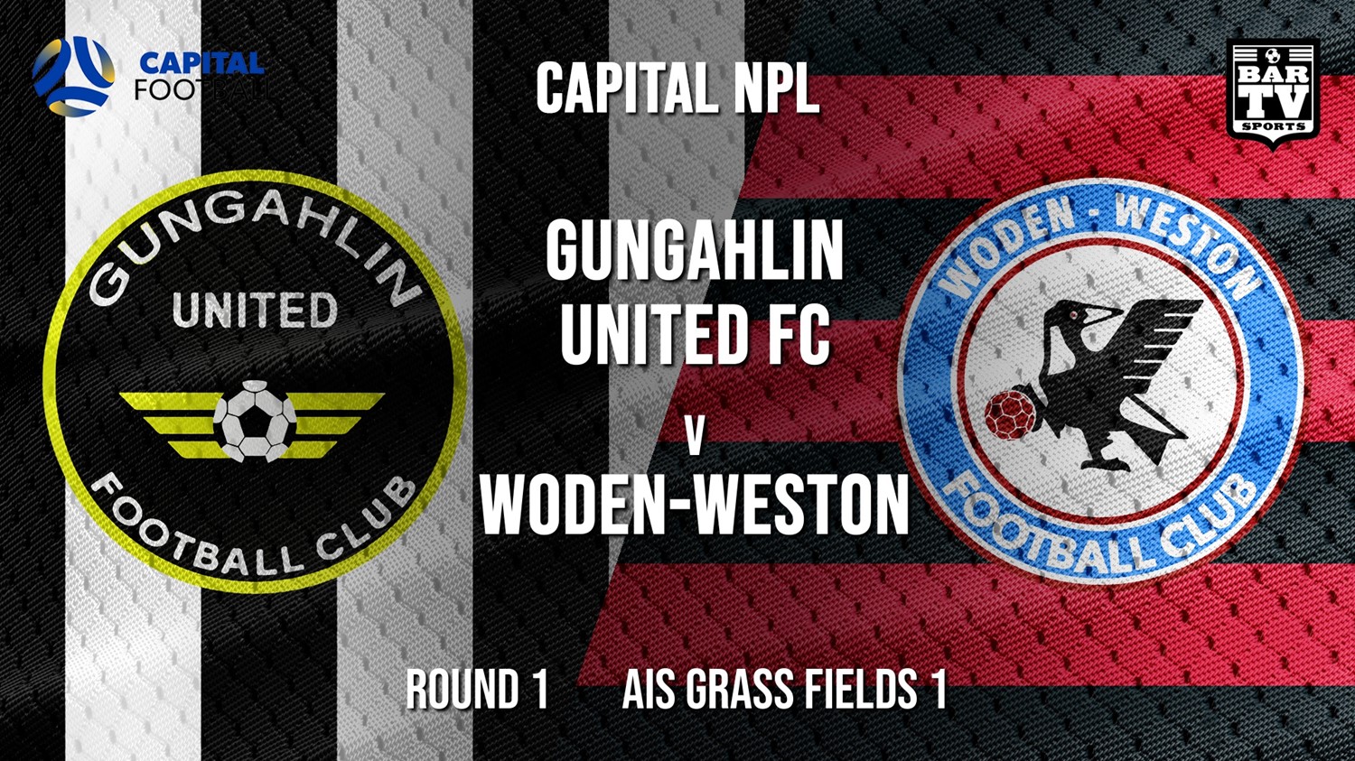 NPL - Capital Round 1 - Gungahlin United FC v Woden-Weston FC Minigame Slate Image