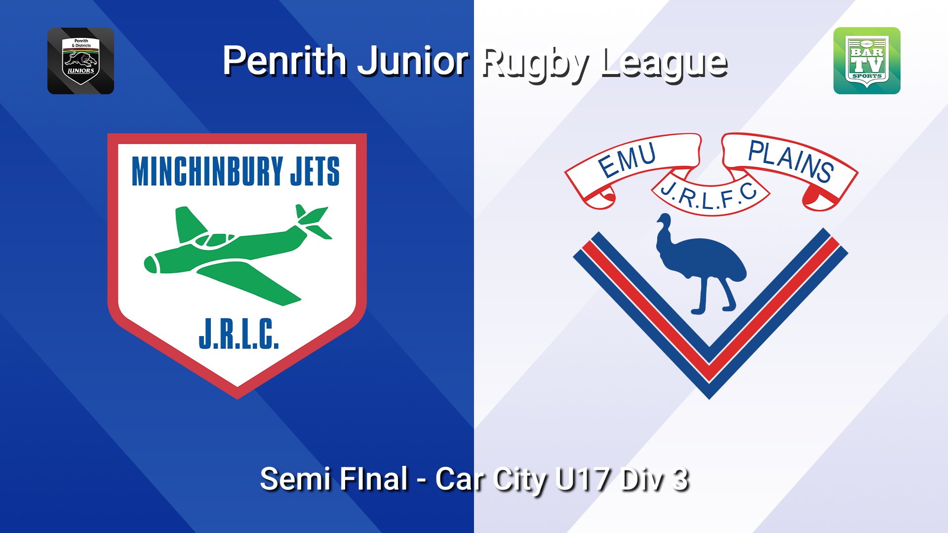 260815-video-Penrith & District Junior Rugby League Semi FInal - Car City U17 Div 3 - Minchinbury v Emu Plains Slate Image