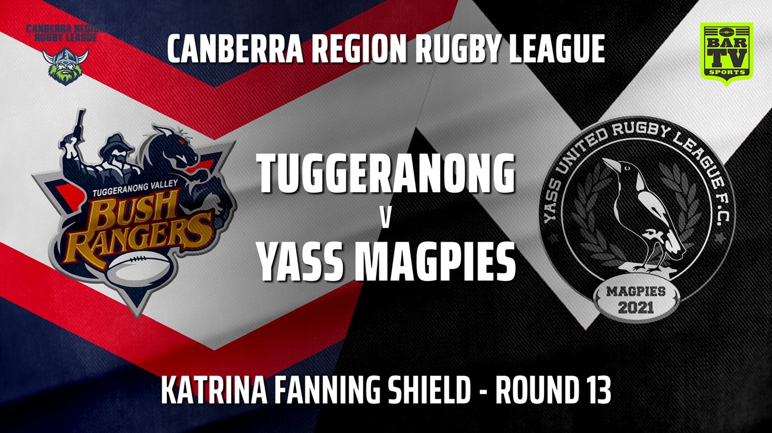 210731-Canberra Round 13 - Katrina Fanning Shield - Tuggeranong Bushrangers v Yass Magpies Slate Image