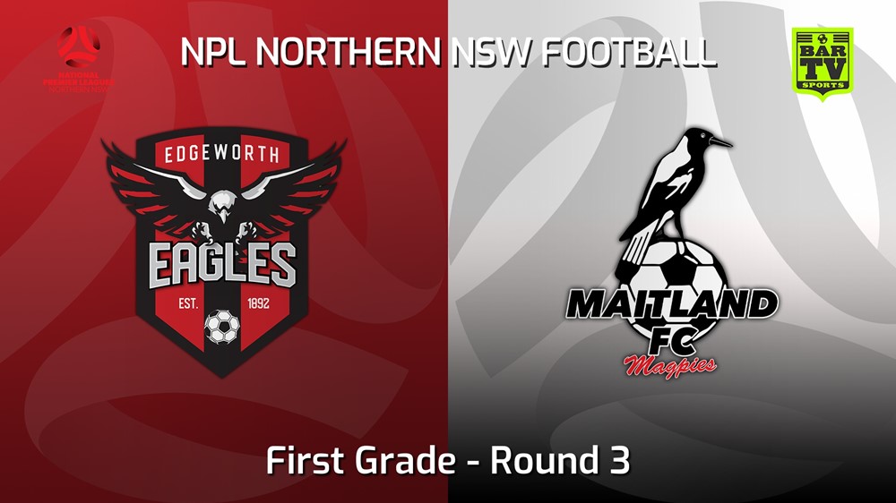220319-NNSW NPL Round 3 - Edgeworth Eagles FC v Maitland FC Slate Image