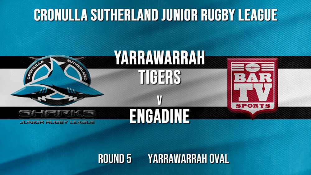 Cronulla JRL Round 5 - U/10 - Yarrawarrah Tigers v Engadine Dragons Slate Image