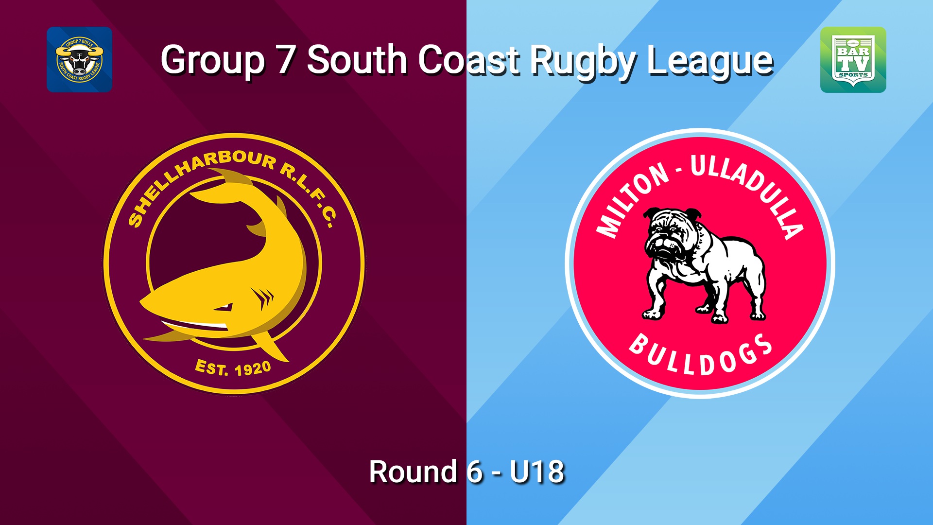 260523-video-South Coast Round 6 - U18 - Shellharbour Sharks v Milton-Ulladulla Bulldogs Slate Image