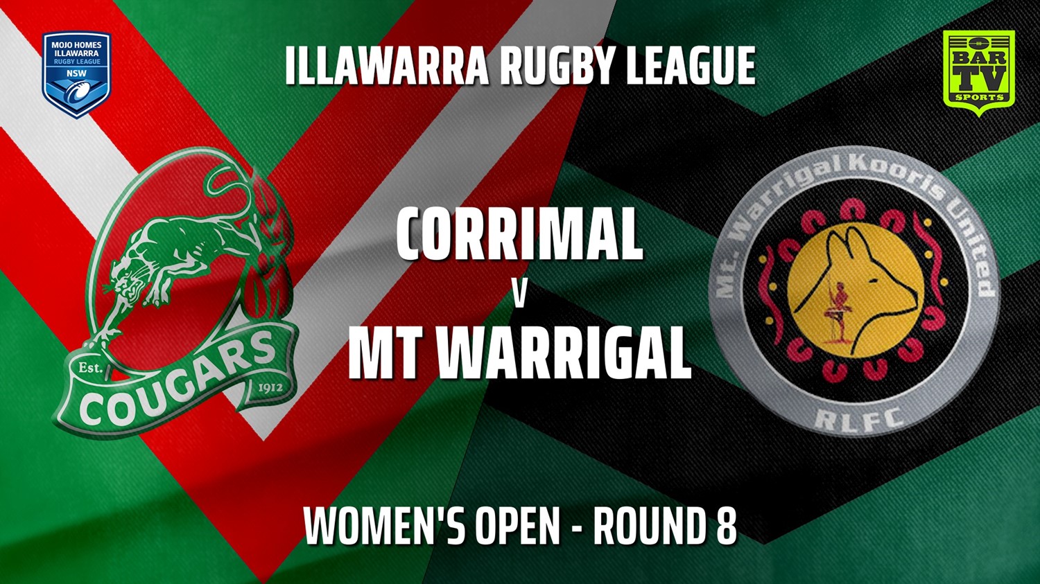 210605-IRL Round 8 - Women's Open - Corrimal Cougars v Mt Warrigal Kooris Slate Image