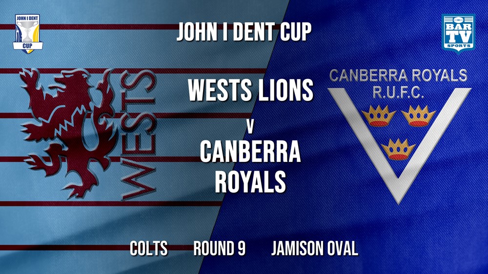 John I Dent Round 9 - Colts - Wests Lions v Canberra Royals Slate Image