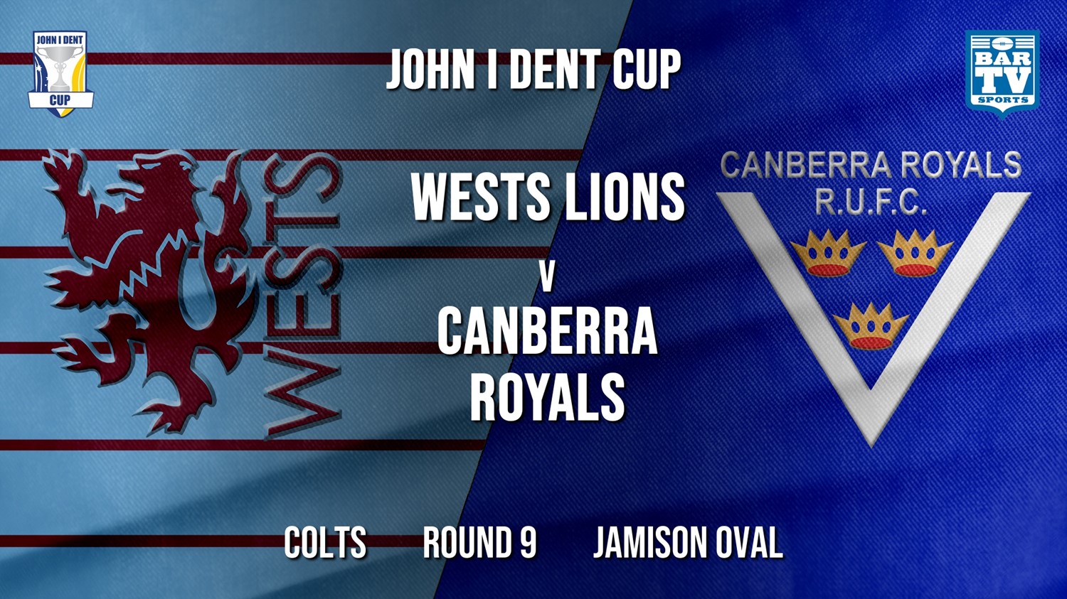 John I Dent Round 9 - Colts - Wests Lions v Canberra Royals Minigame Slate Image