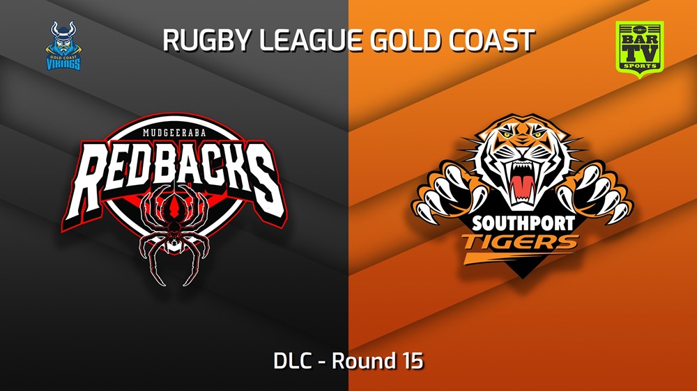 230812-Gold Coast Round 15 - DLC - Mudgeeraba Redbacks v Southport Tigers Minigame Slate Image
