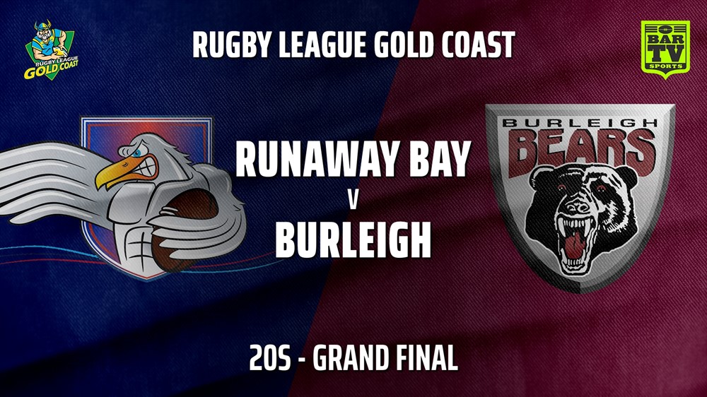 MINI GAME: Gold Coast Grand Final - 20s - Runaway Bay v Burleigh Bears Slate Image