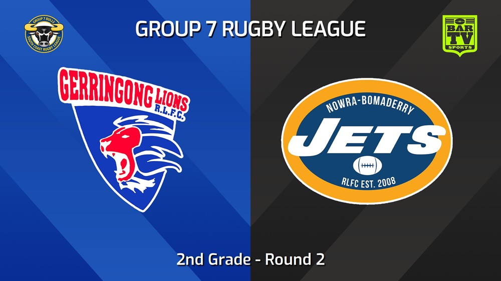 240413-South Coast Round 2 - 2nd Grade - Gerringong Lions v Nowra-Bomaderry Jets Minigame Slate Image