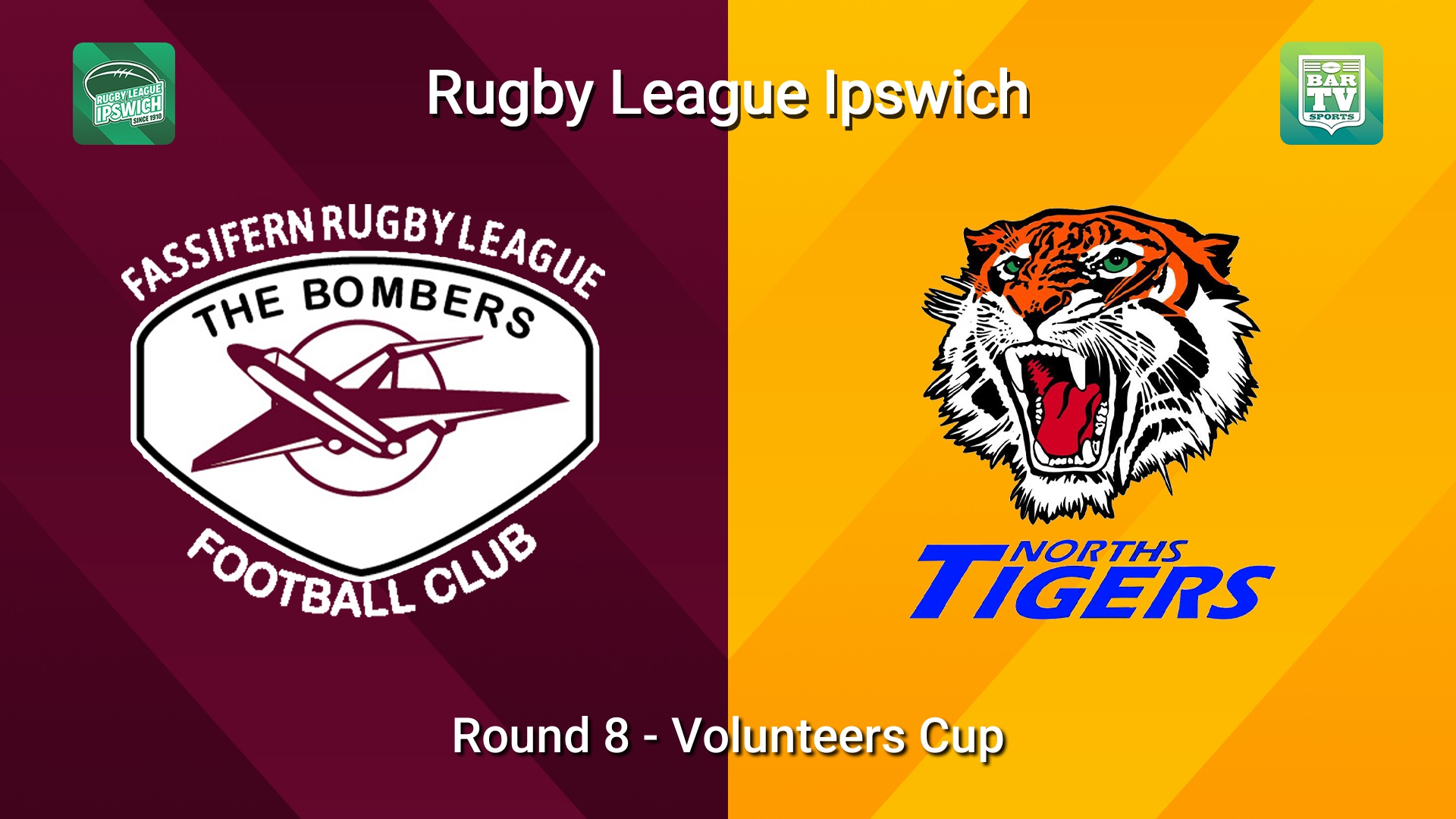 260523-video-Rugby League Ipswich Round 8 - Volunteers Cup - Fassifern Bombers v Norths Tigers Slate Image