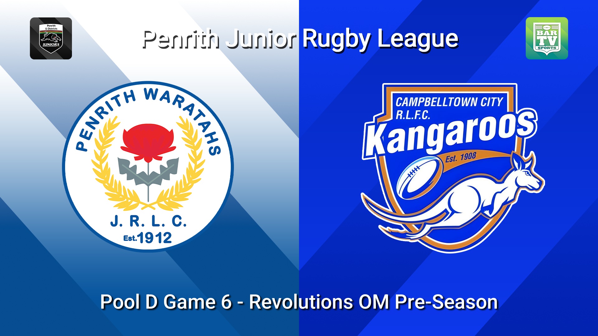 260321-video-Penrith & District Junior Rugby League Pool D Game 6 - Revolutions OM Pre-Season - Penrith Waratahs v Campbelltown City Kangaroos Slate Image