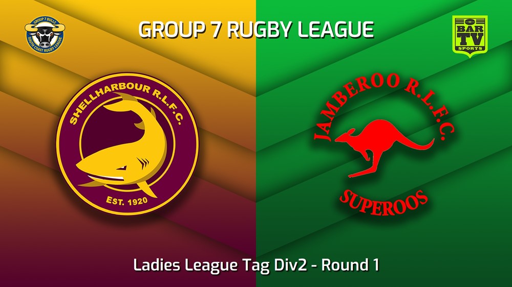 MINI GAME: South Coast Round 1 - Ladies League Tag Div2 - Shellharbour Sharks v Jamberoo Slate Image