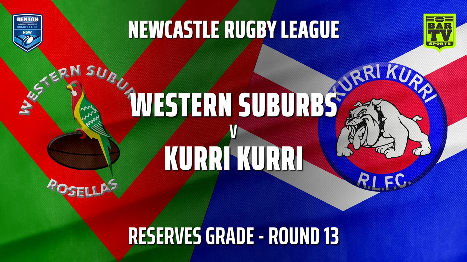 210703-Newcastle Round 13 - Reserves Grade - Western Suburbs Rosellas v Kurri Kurri Bulldogs Slate Image