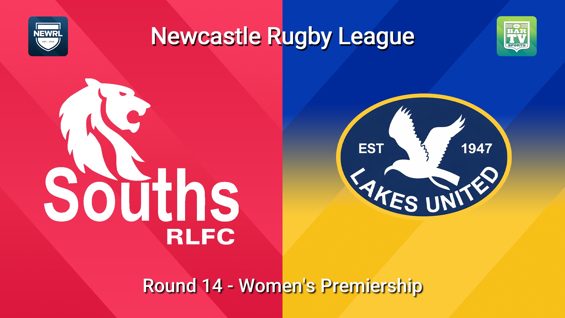 260808-video-Newcastle RL Round 14 - Women's Premiership - South Newcastle Lions v Lakes United Seagulls Slate Image