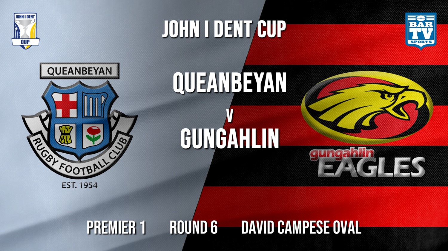 John I Dent Round 6 - Premier 1 - Queanbeyan Whites v Gungahlin Eagles Minigame Slate Image