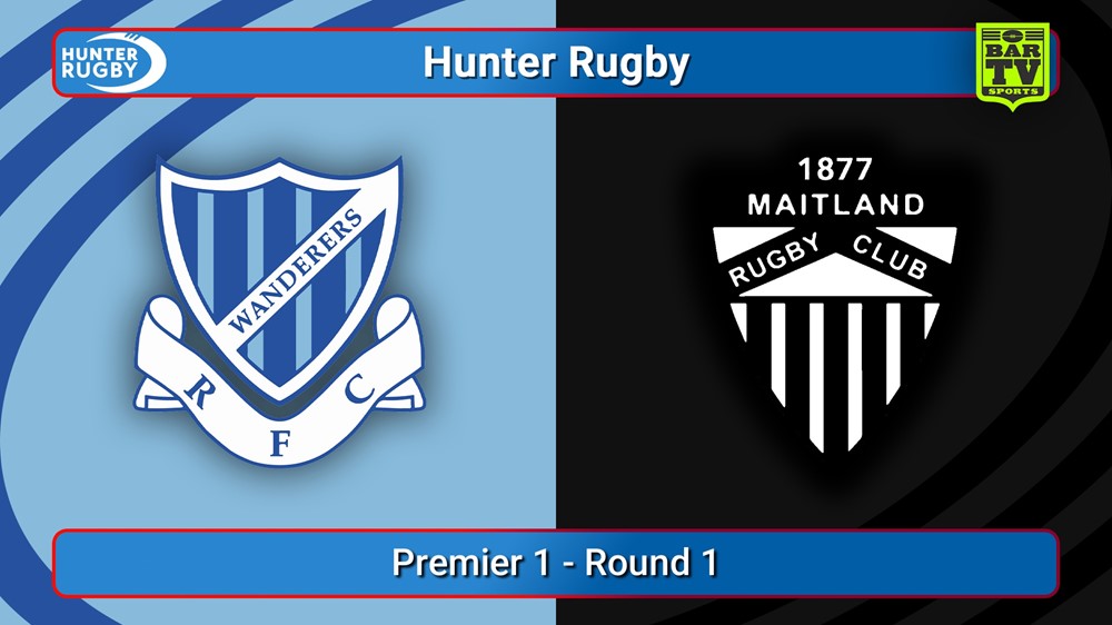 250412-video-Hunter Rugby Round 1 - Premier 1 - Wanderers v Maitland Slate Image