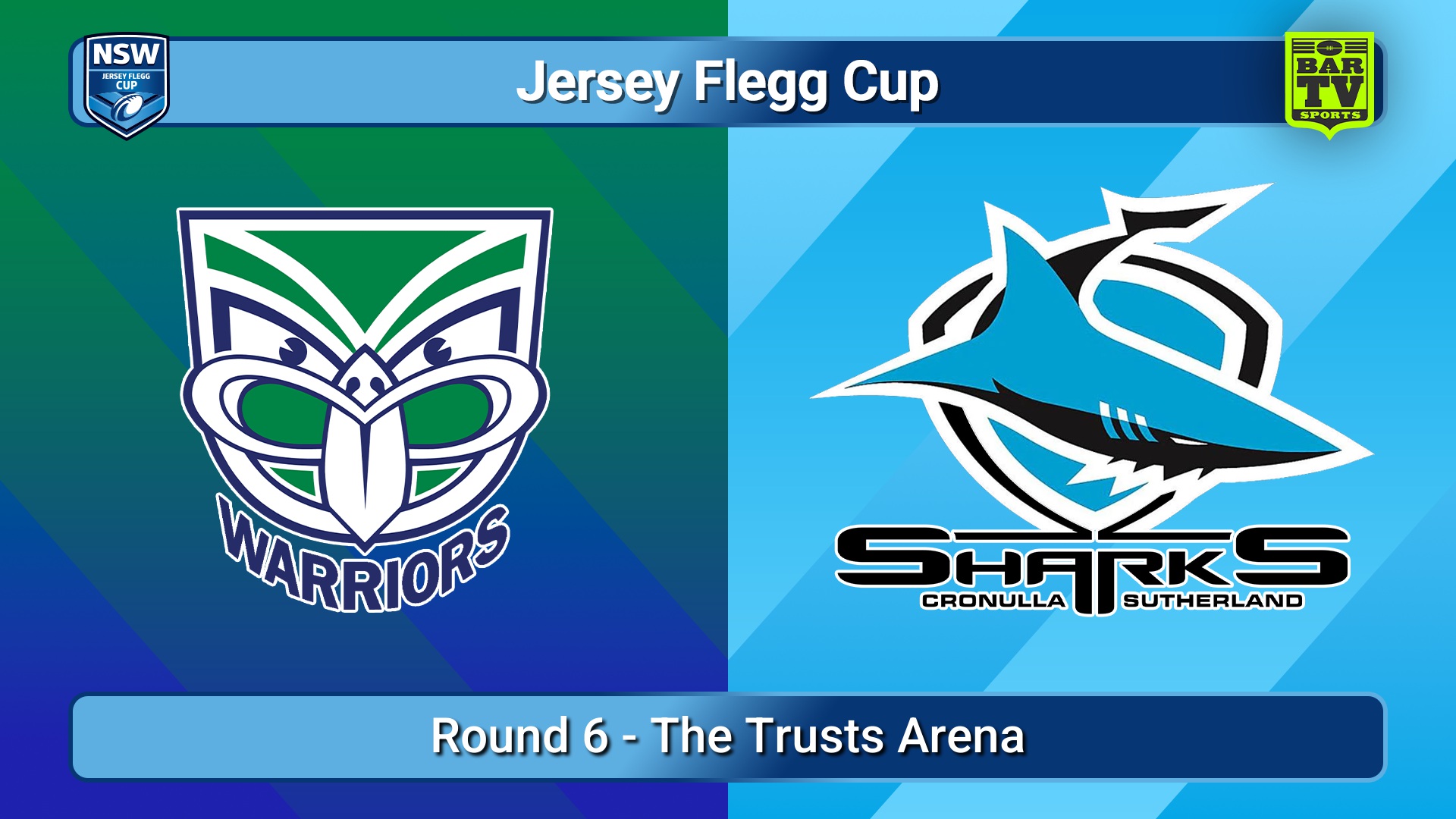 250412-video-Jersey Flegg Cup Round 6 - New Zealand Warriors v Cronulla-Sutherland Sharks Slate Image
