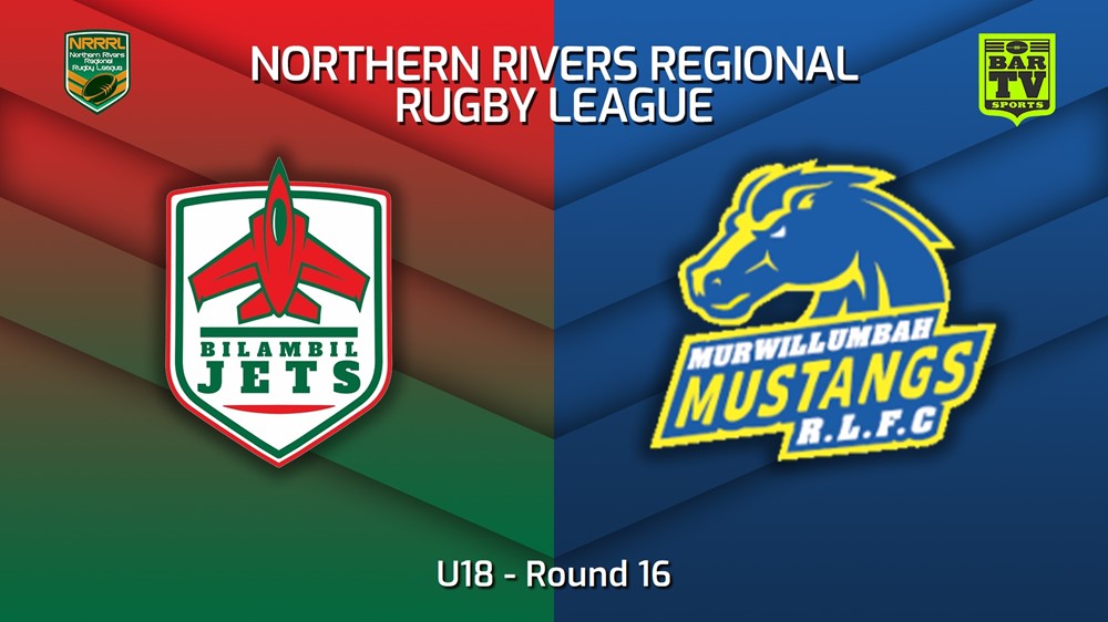 230813-Northern Rivers Round 16 - U18 - Bilambil Jets v Murwillumbah Mustangs Minigame Slate Image