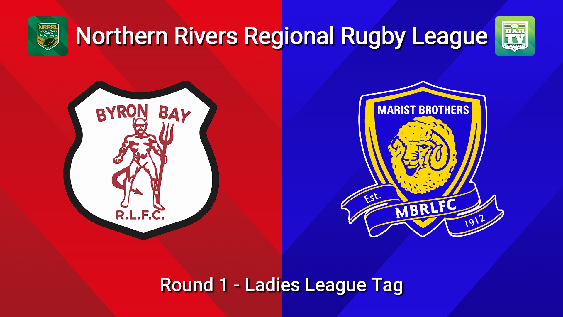 260412-video-Northern Rivers Round 1 - Ladies League Tag - Byron Bay Red Devils v Lismore Marist Brothers Slate Image