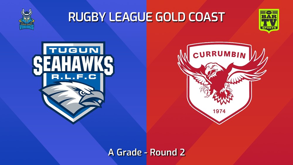240427-video-Gold Coast Round 2 - A Grade - Tugun Seahawks v Currumbin Eagles Minigame Slate Image