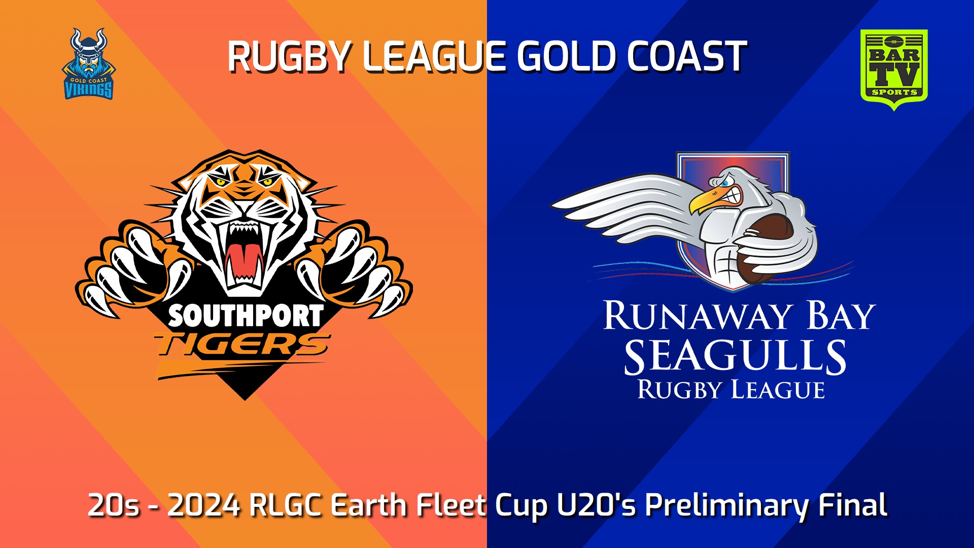 240908-video-Gold Coast 2024 RLGC Earth Fleet Cup U20's Preliminary Final - 20s - Southport Tigers v Runaway Bay Seagulls Slate Image