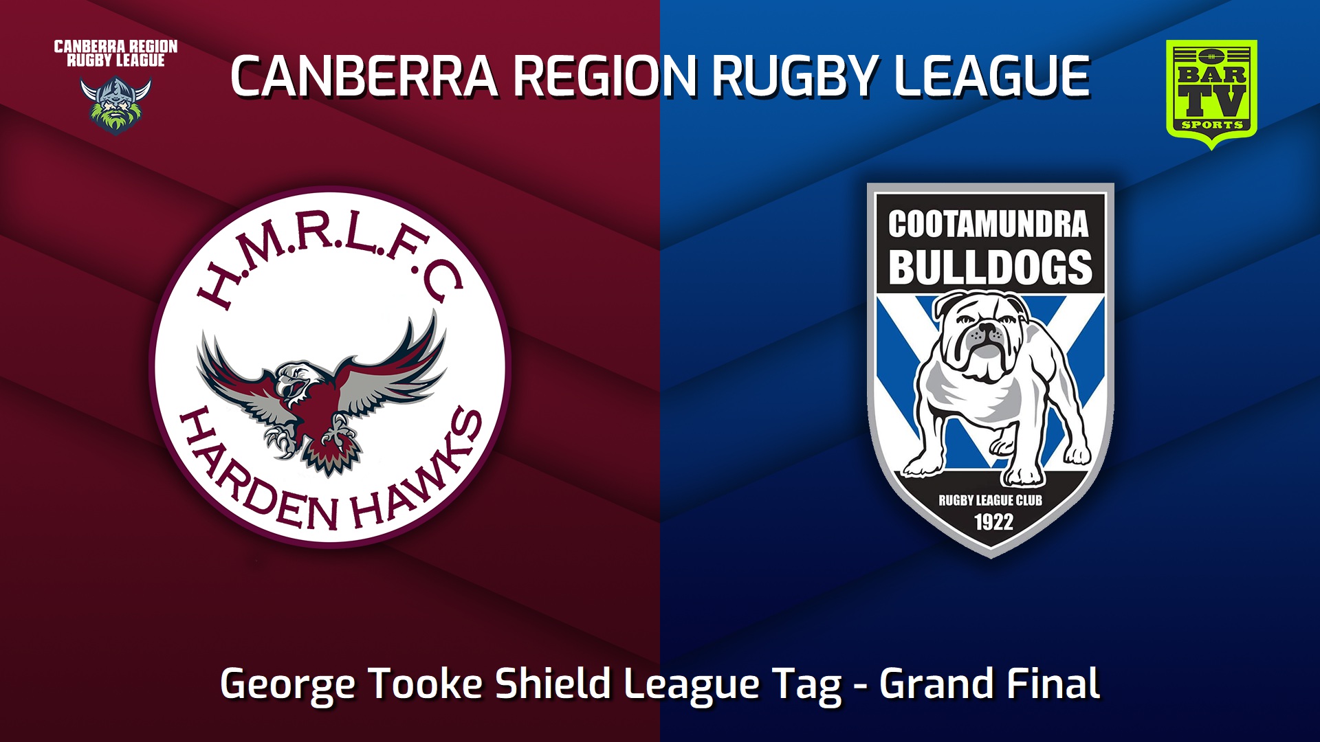230909-Canberra Grand Final - George Tooke Shield League Tag - Harden Hawks v Cootamundra Bulldogs Slate Image