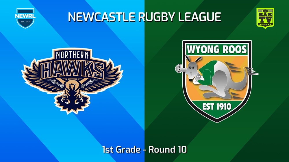 240703-video-Newcastle RL Round 10 - 1st Grade - Northern Hawks v Wyong Roos Slate Image