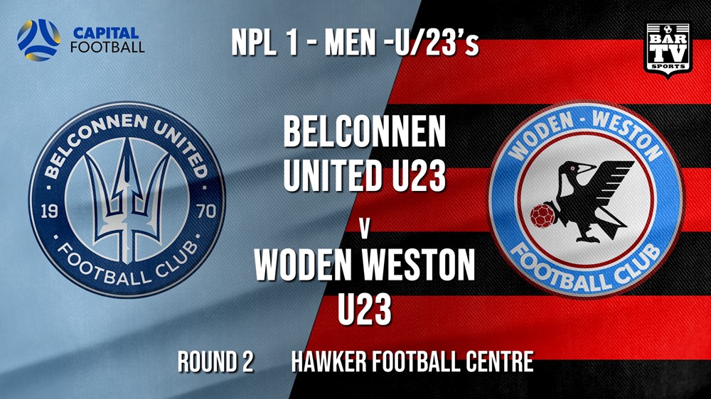 NPL Youth - Capital Round 2 - Belconnen United U23 v Woden Weston U23 Minigame Slate Image