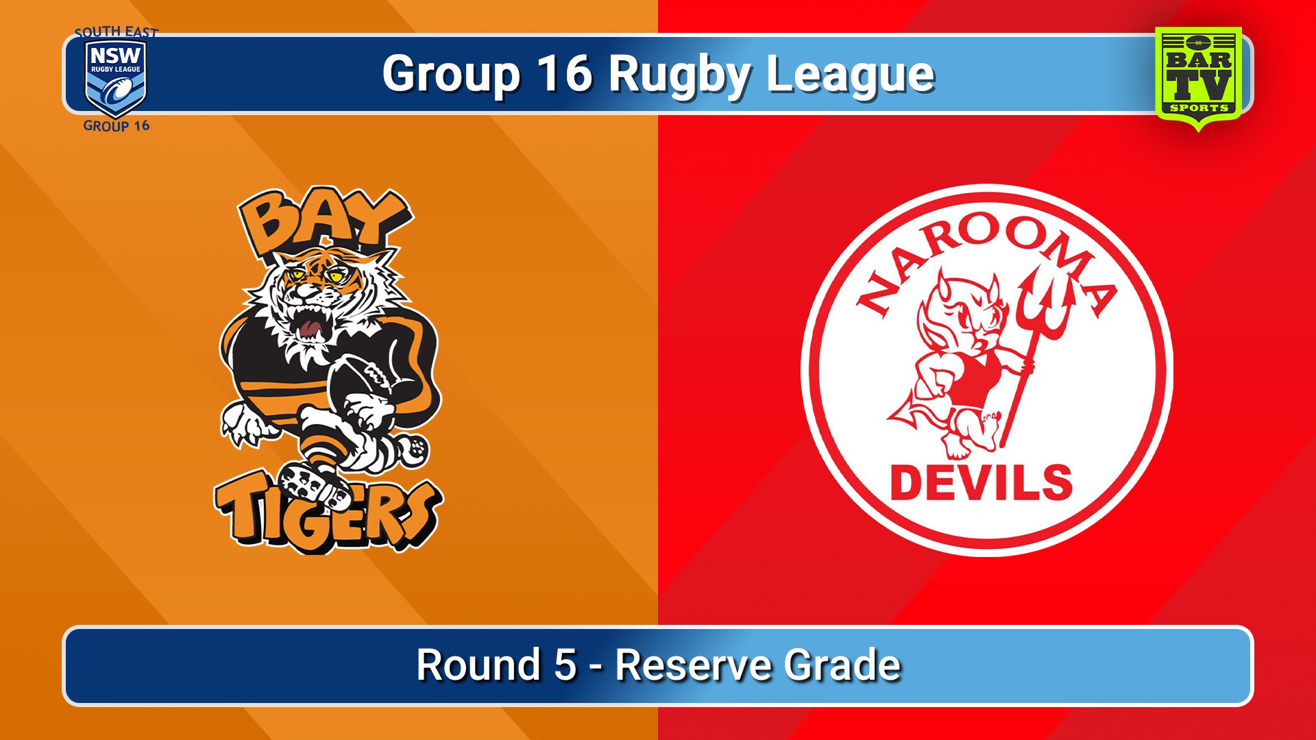 260523-video-Group 16 Rugby League  Round 5 - Reserve Grade - Bateman's Bay Tigers v Narooma Devils Slate Image