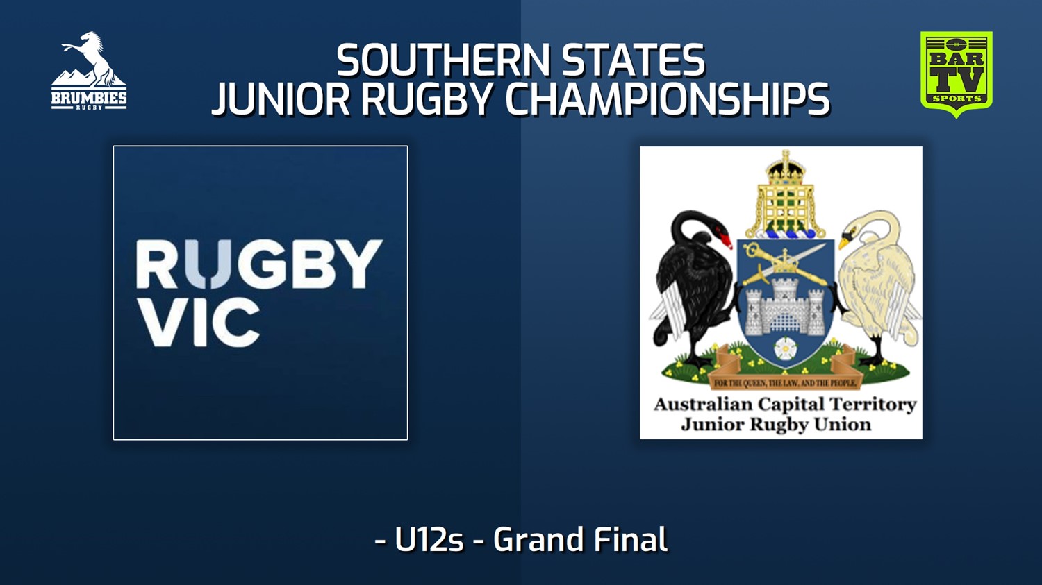 220713-2022 Southern States Junior Rugby Championships U12s - Grand Final - Rugby Victoria v ACT Juniors Slate Image