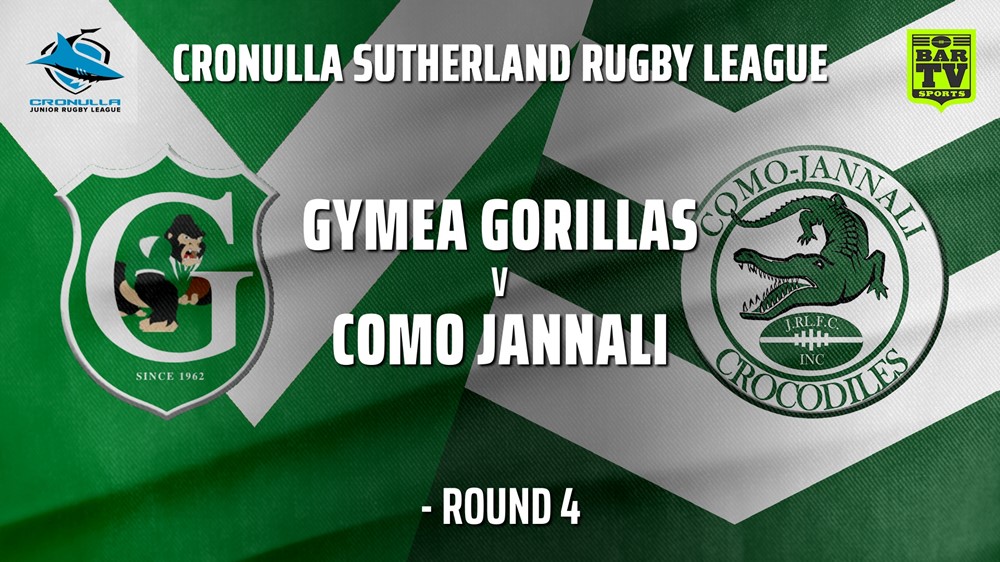 210522-Cronulla JRL Under 12 Silver Round 4 - Gymea Gorillas v Como Jannali Crocodiles Slate Image